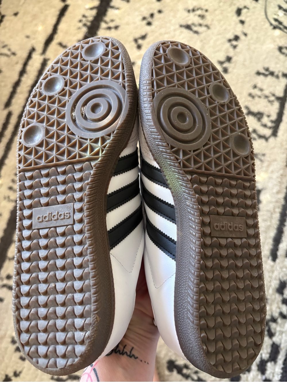 adidas Sambas OG White with black stripes - Picture 3 of 4